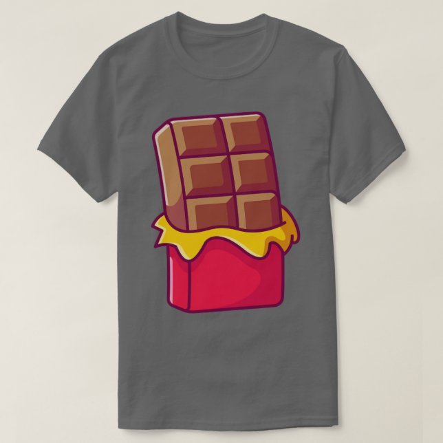 Camiseta Bar de chocolate (Frente do Design)