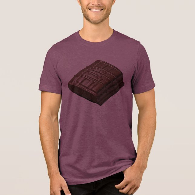 Camiseta Bar de chocolate Bella+Canvas (Frente)