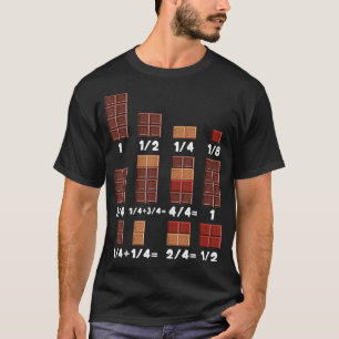 Camiseta Bar de Chocolate Doce Ingredientes Escuros