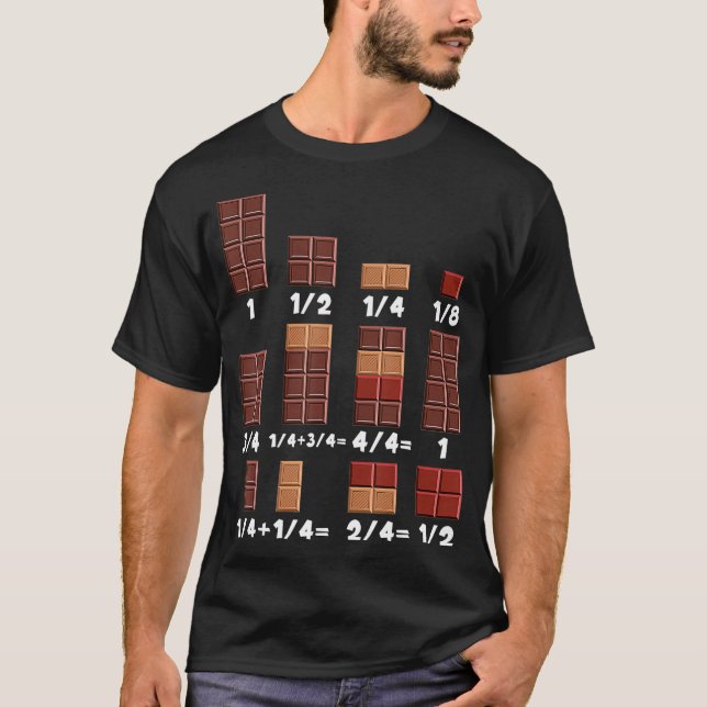 Camiseta Bar de Chocolate Doce Ingredientes Escuros (Frente)