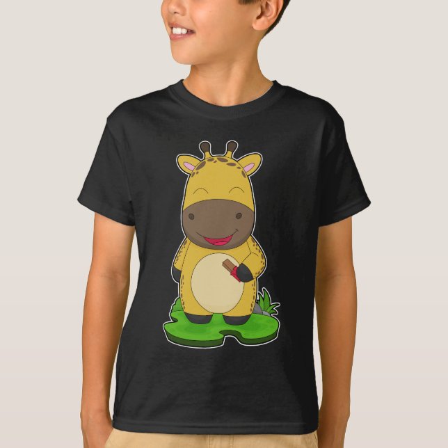 Camiseta Bar de Chocolate Giraffe (Frente)