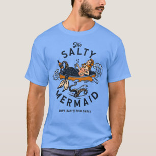 Camiseta Bar De Colheita De Sereia E Salgado - Shack De Pei
