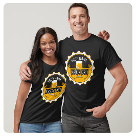 Camiseta Bar de Garrafa de Cerveja de Artesanato de Cerveja