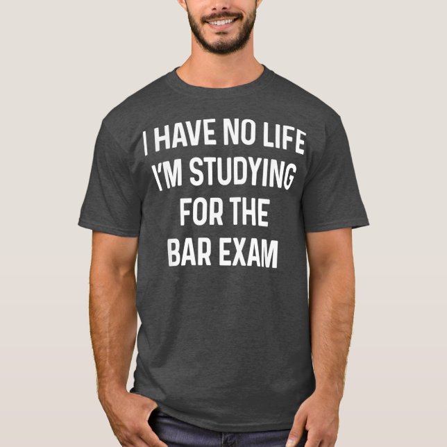 Camiseta Bar de Oferta de Licenciado na Faculdade de Direit (Frente)