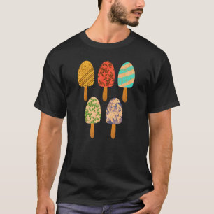 Camiseta Bar De Pop De Gelo Vintage Popsicle Kulfi Lolly