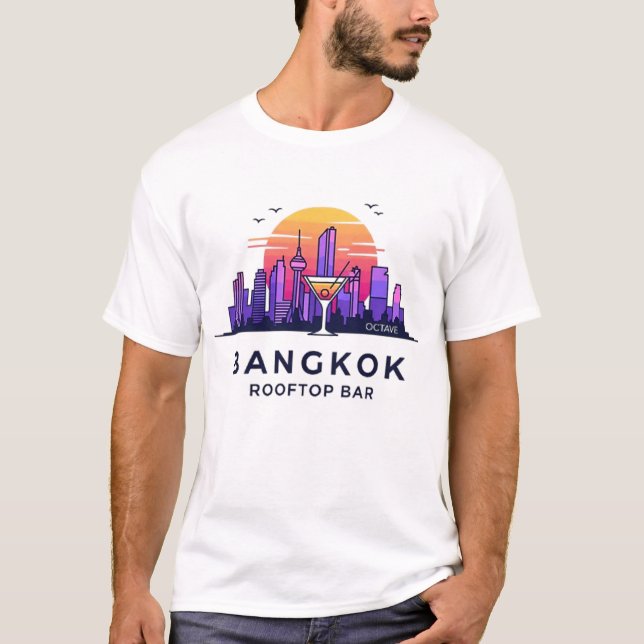 CAMISETA BAR DE TELHADO BANGKOK (Frente)