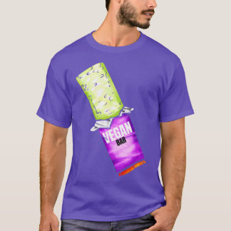 Camiseta Bar De Vegan Verde Para Vegetariano E Vegan