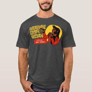 Camiseta Bar do lobisomem Mitzvah Spooky Scary 30 Rock