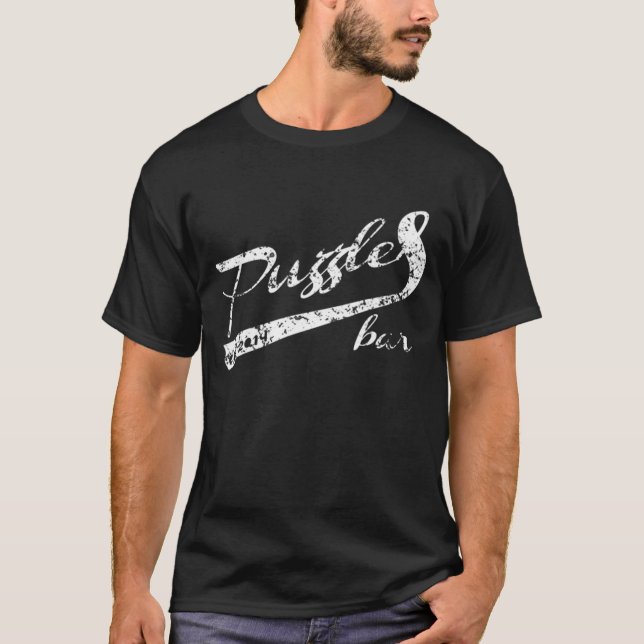 Camiseta Bar dos quebra-cabeça (Frente)