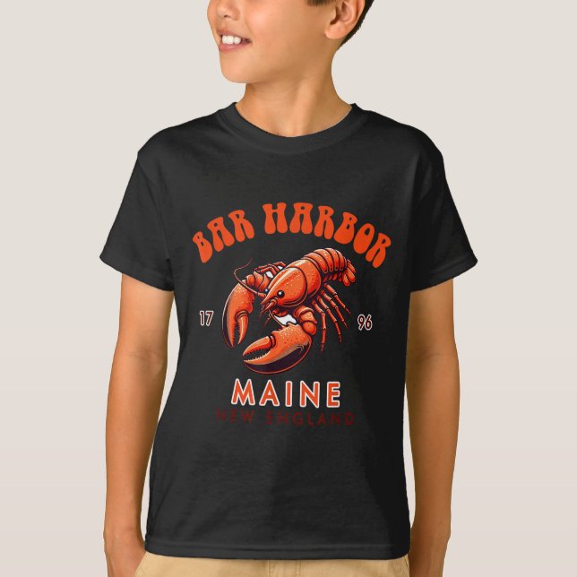Camiseta Bar Harbor Maine New England Travel Funny Bar Harb (Frente)