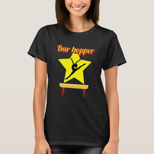 Camiseta Bar Hopper ginástica Esporte ginasta Acrobática Sa (Frente)