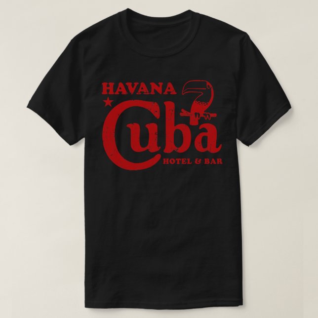 Camiseta Bar Hotel Havana Cuba (Frente do Design)