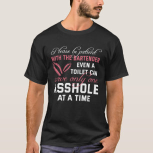 Camiseta Bar Retro e Proprietário do Pub Dizendo Mixologist