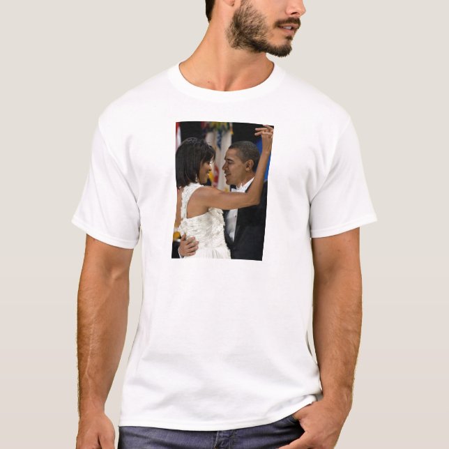 Camiseta Barack e Michelle Obama (Frente)