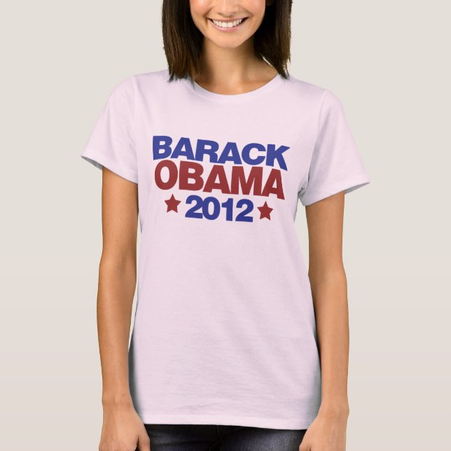Camiseta Barack Obama 2012 (Frente)