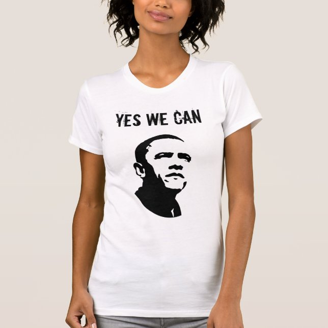 Camiseta Barack Obama (ambos os lados) - personalizados (Frente)