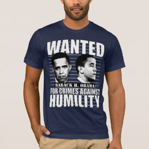 Camiseta Barack Obama - CRIMES CONTRA a HUMILDADE