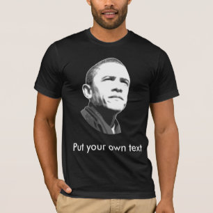 Camiseta Barack Obama, customizável