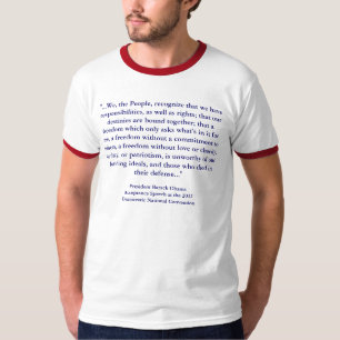 Camiseta Barack Obama - Discurso de Aceitação DNC 2012