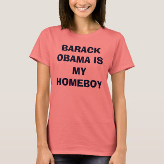 CAMISETA BARACK OBAMA É MEU FICAR EM CASA