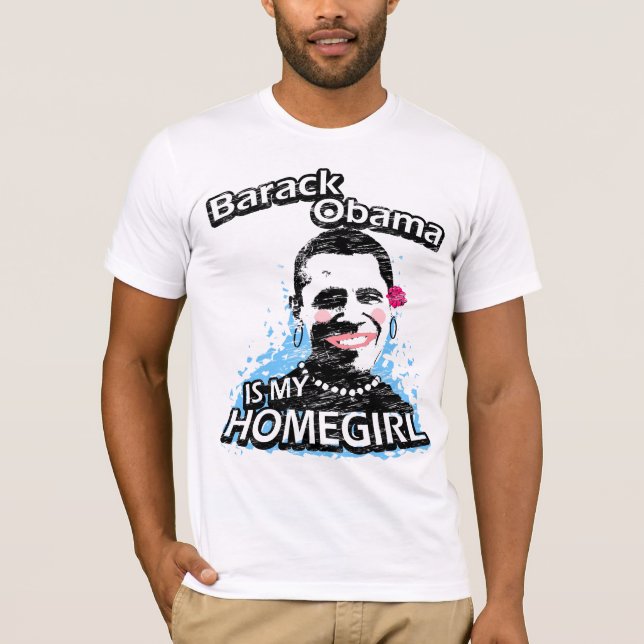 Camiseta Barack Obama é meu homegirl (Frente)