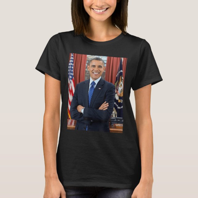 Camiseta Barack Obama Foto 44 Presidente Potus Patriótico (Frente)