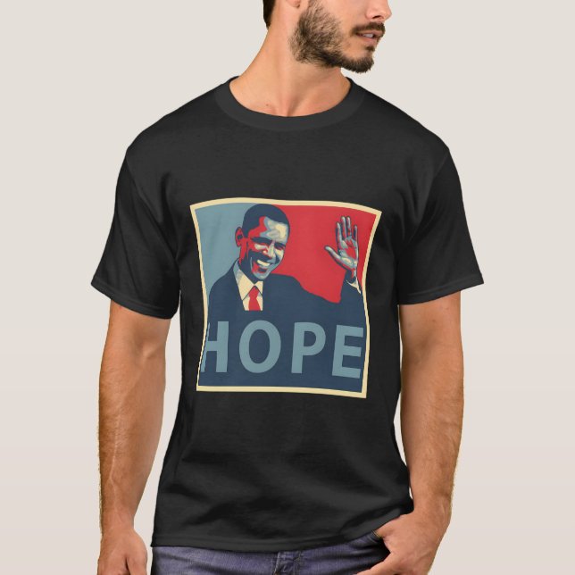 Camiseta Barack Obama Hope (Frente)