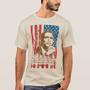 Camiseta Barack Obama - mude (o vintage)