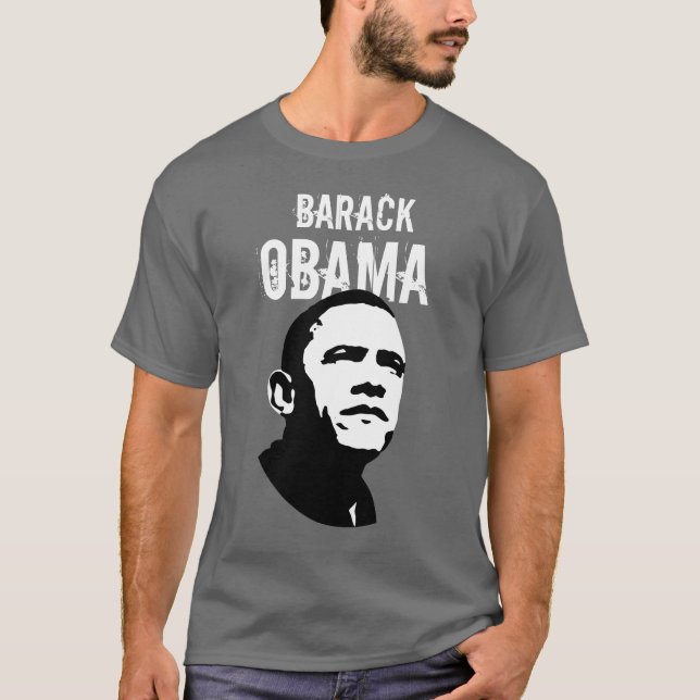 Camiseta Barack Obama nanômetro - W (Frente)
