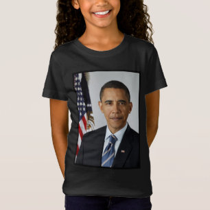 Camiseta Barack Obama Presidente dos EUA Casa Branca Retrat
