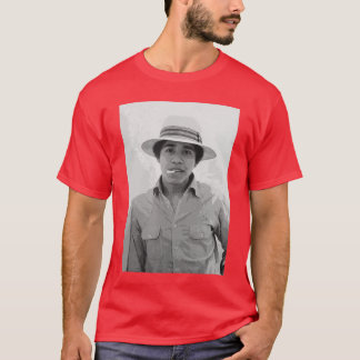 Camiseta Barack Obama Retro Vintage Young Obama Smoking in 