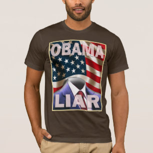 Camiseta Barack Obama - série vazia das mentiras
