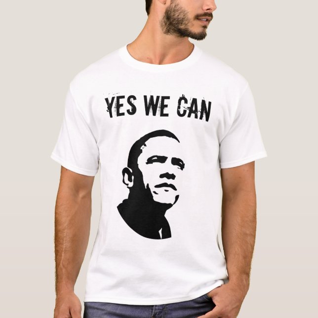 Camiseta Barack Obama: SIM NÓS PODEMOS (Frente)