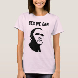 Camiseta Barack Obama. Stencil. YWC