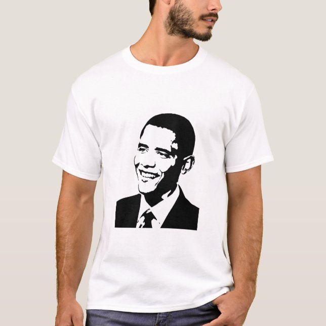 Camiseta Barack "que nós podemos mudar " (Frente)