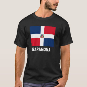 Camiseta Barahona República Dominicana Bandeira Emblem Escu