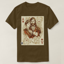 Camiseta Baralho de Cartas de Casal Vintage