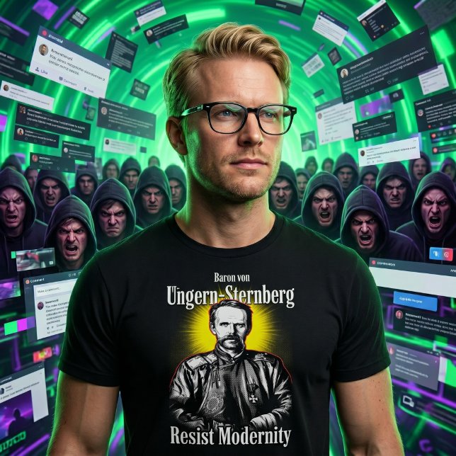 Camiseta Barão Ungern Sternberg Resiste Modernidade Tradiçã (Criador carregado)