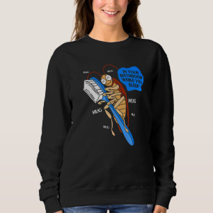 Camiseta Barata E Sua Barata-De-Barriga Abraçando Barata
