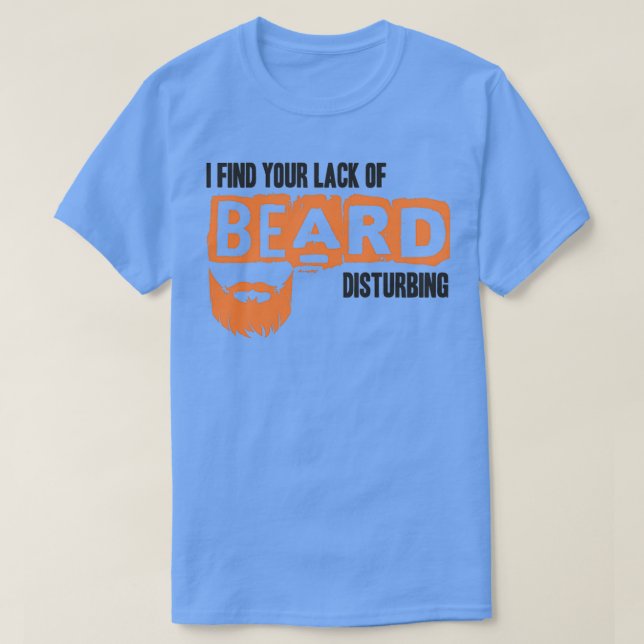 Camiseta Barba barbuda cheio barba barba barba presente 26 (Frente do Design)