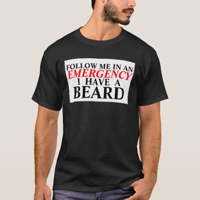 Camiseta Barba da emergência (Frente)