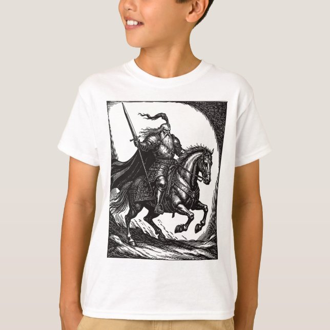 Camiseta Barba de Furasca das Trevas, Lâmina do Poder (Frente)
