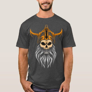 Camiseta Barba E Crânio Viajante