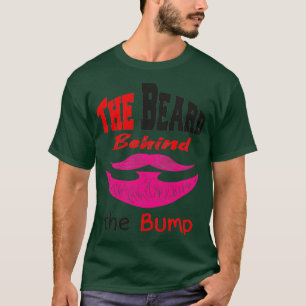 Camiseta Barba Engraçada Cite a barba atrás do esboço