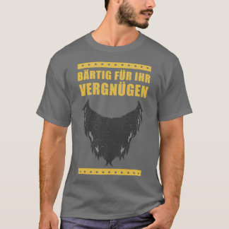 Camiseta Barba Engraçada Dizendo Presente