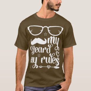 Camiseta Barba Engraçada Oferece à Minha Barba Minhas Regra