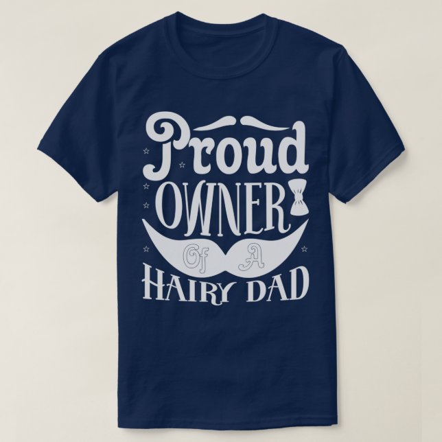 Camiseta Barba Engraçada Oferece Orgulhoso Proprietário De  (Frente do Design)