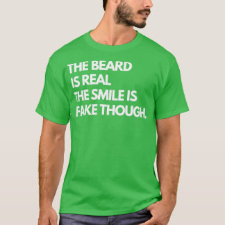 Camiseta barba engraçada para homens com citações sarcástic