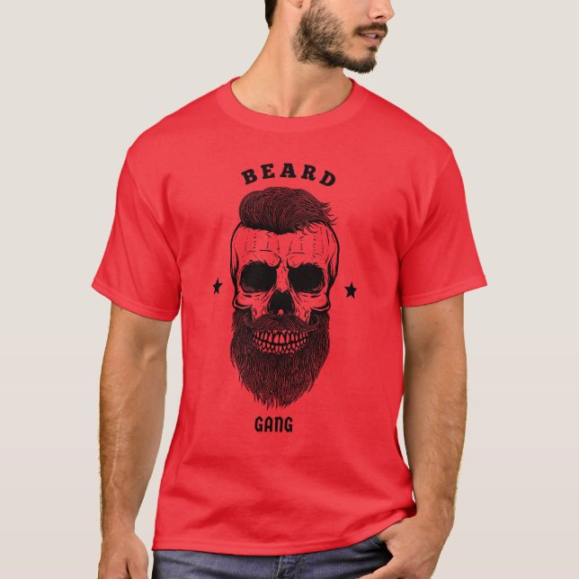 Camiseta Barba EPIC - Design de gangue de barba (Frente)