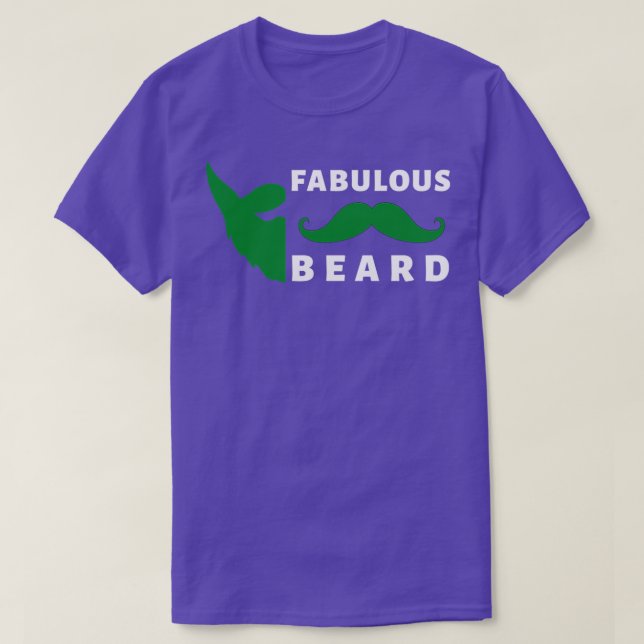 Camiseta barba fabulosa 2 (Frente do Design)